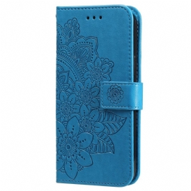Custodia in pelle Samsung Galaxy M52 5G Mandala Fiori