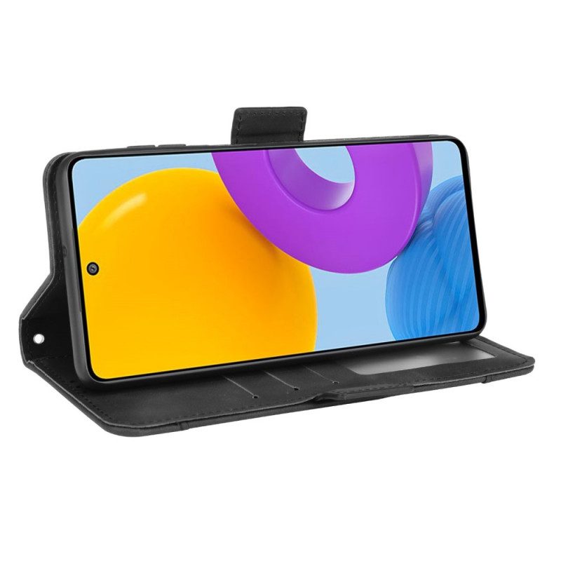 Custodia in pelle Samsung Galaxy M52 5G Portacarte Anteriore