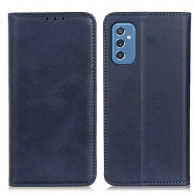 Folio Cover Samsung Galaxy M52 5G Custodia in pelle Pelle Elegante