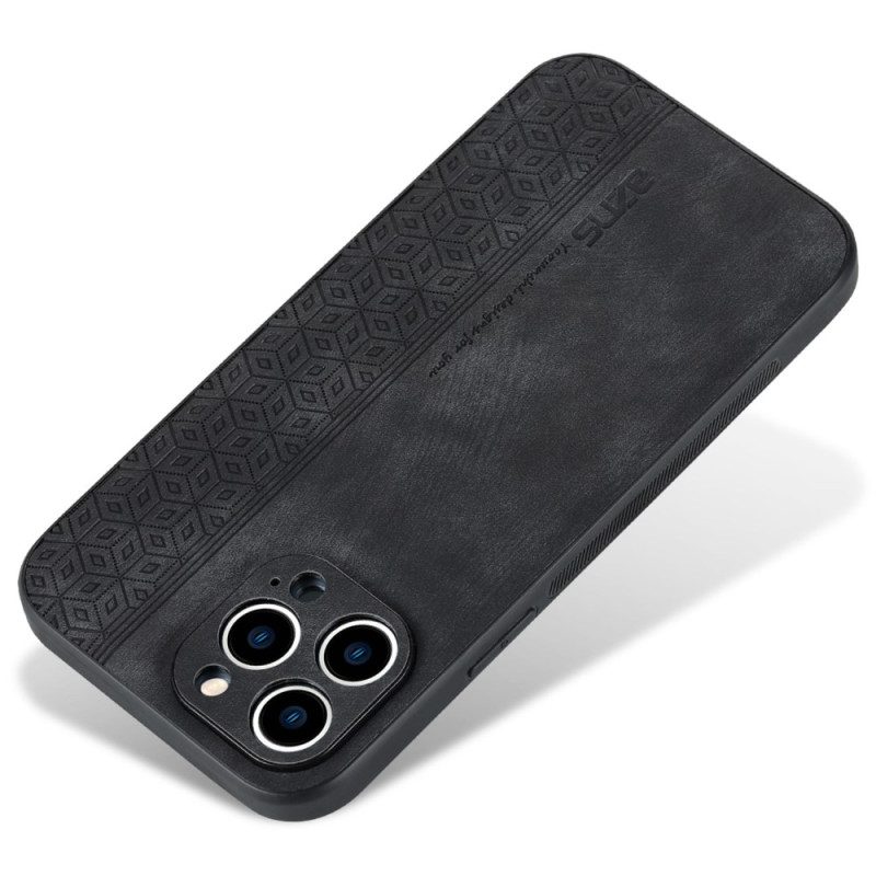 Cover iPhone 14 Azns Effetto Pelle