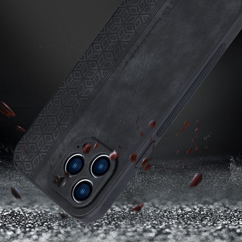 Cover iPhone 14 Azns Effetto Pelle