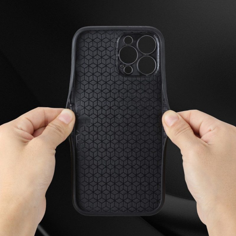 Cover iPhone 14 Azns Effetto Pelle