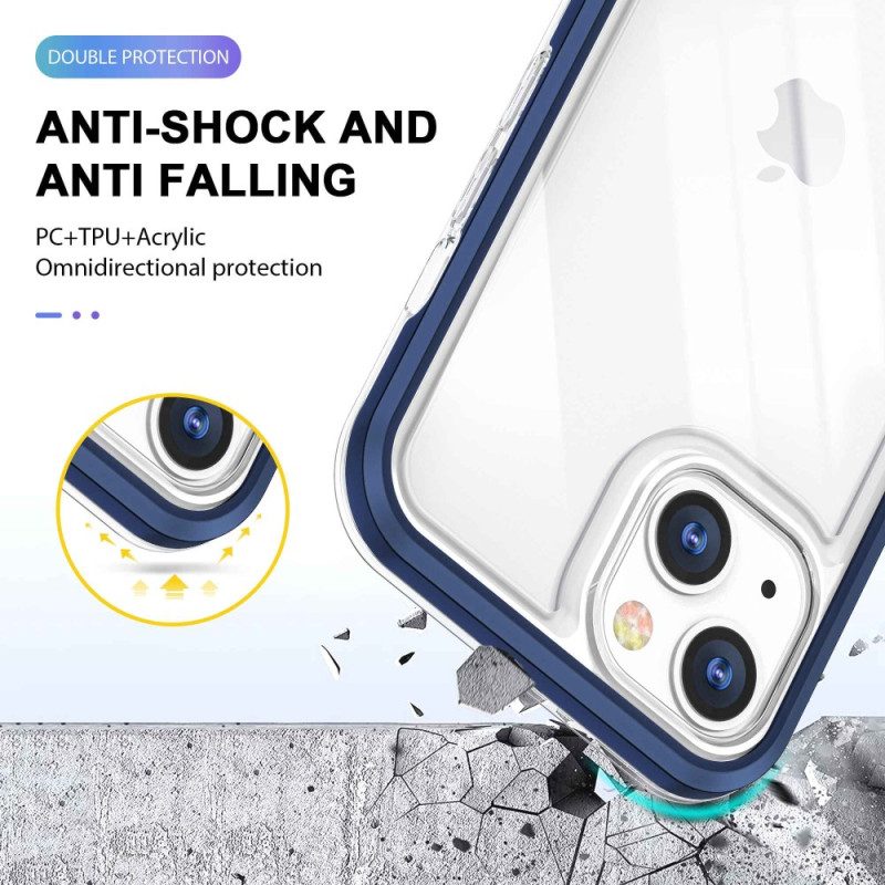 Cover iPhone 14 Bordi Color Cristallo