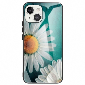 Cover iPhone 14 Fiori In Vetro Temperato