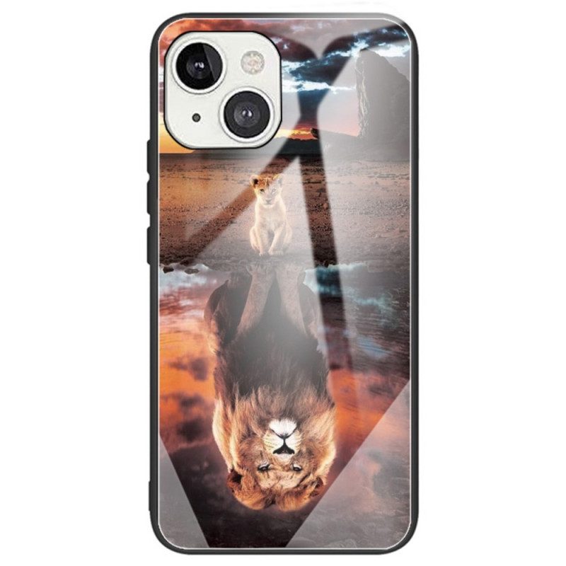 Cover iPhone 14 Kitten Dream In Vetro Temperato