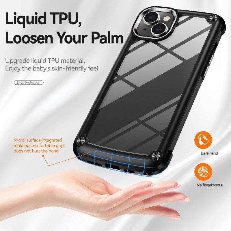 Cover iPhone 14 Lega Di Alluminio Trasparente