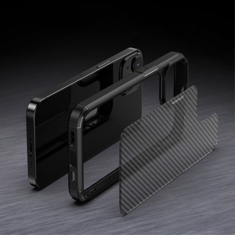 Cover iPhone 14 Mocolo Fibra Di Carbonio