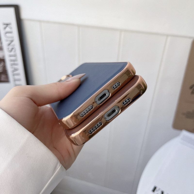 Cover iPhone 14 Pelle Vera