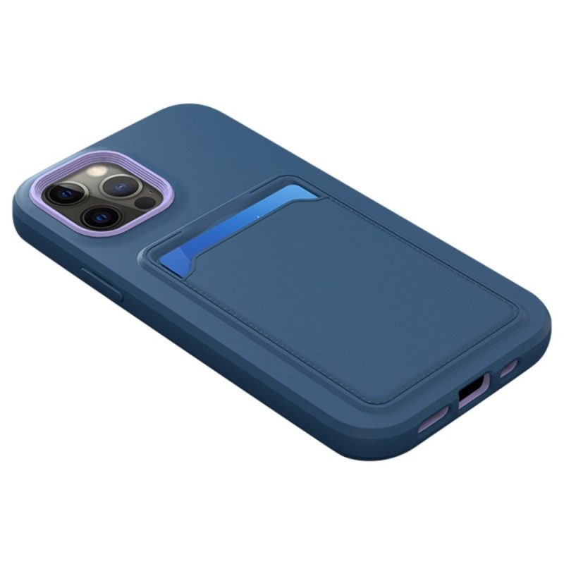 Cover iPhone 14 Porta Carte Bicolore