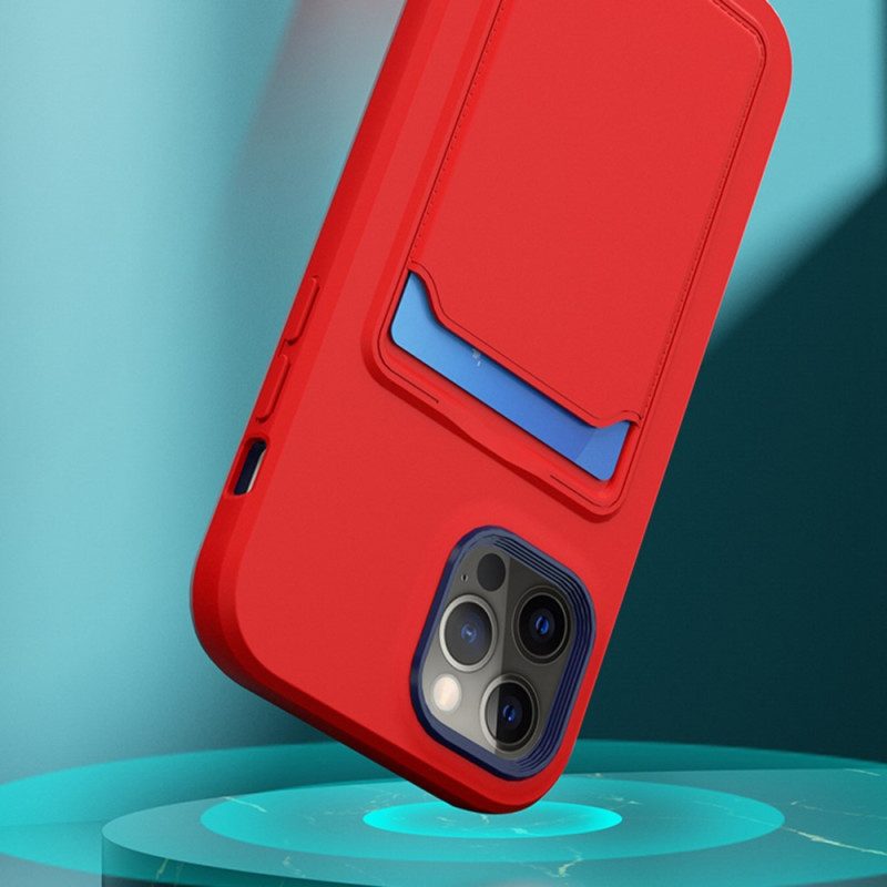 Cover iPhone 14 Porta Carte Bicolore
