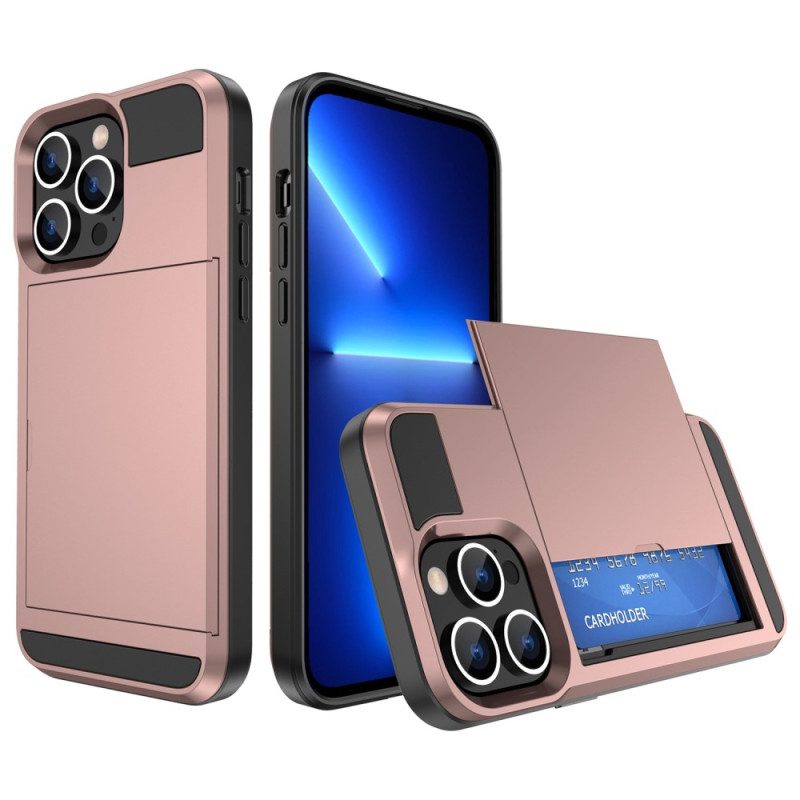 Cover iPhone 14 Portacarte Con Cerniera