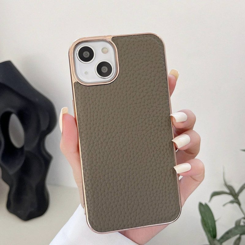 Cover iPhone 14 Serie Star In Vera Pelle