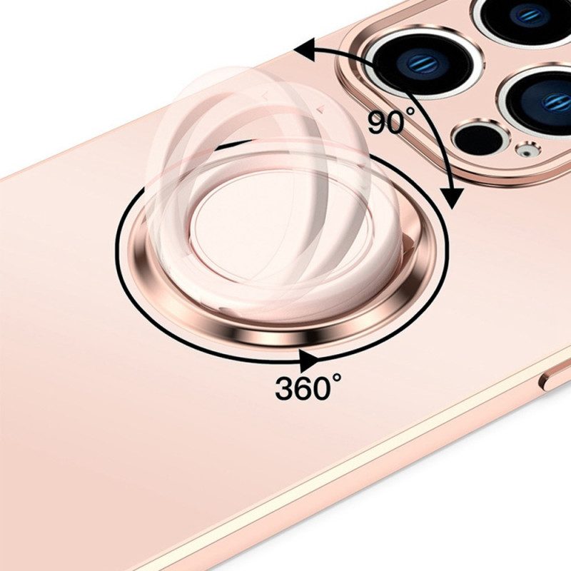 Cover iPhone 14 Staffa Ad Anello In Metallo Stile