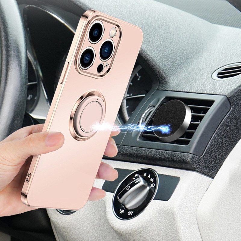 Cover iPhone 14 Staffa Ad Anello In Metallo Stile