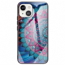 Cover iPhone 14 Vetro Temperato Floreale