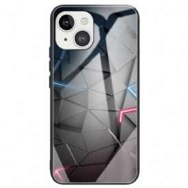 Cover iPhone 14 Vetro Temperato Geometrico