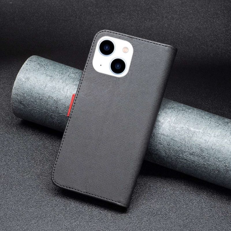 Custodia in pelle iPhone 14 Colore Binfen Bicolore