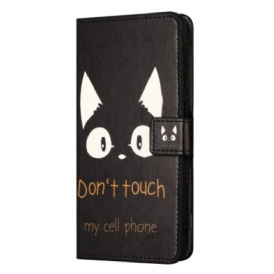 Custodia in pelle iPhone 14 Non Toccare Il Mio Cellulare