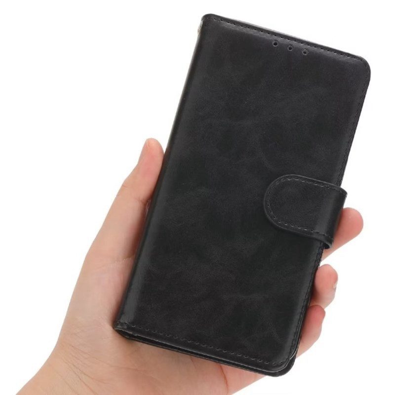 Custodia in pelle iPhone 14 Opaco Classico