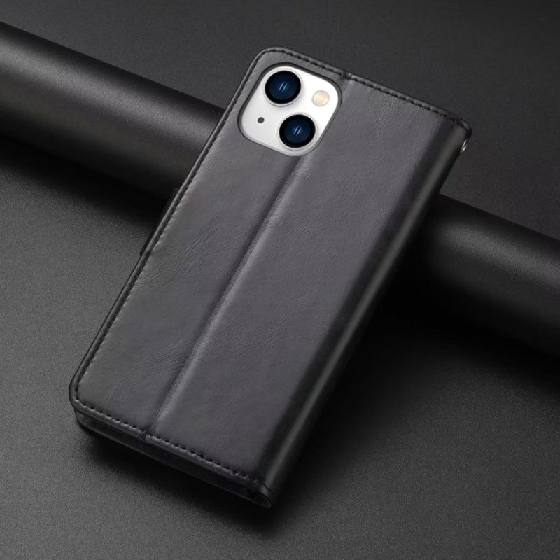 Custodia in pelle iPhone 14 Opaco Classico