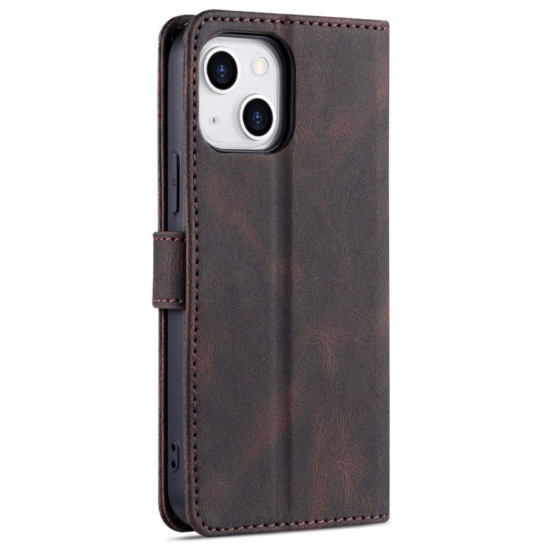 Custodia in pelle iPhone 14 Stile In Pelle Azns