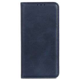 Folio Cover iPhone 14 Custodia in pelle Pelle Crosta Eleganza