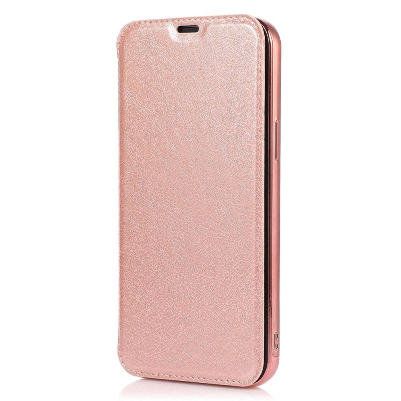 Folio Cover iPhone 14 Custodia in pelle Portacarte In Ecopelle