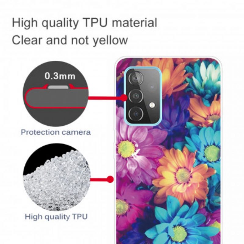 Cover Samsung Galaxy A32 5G Fiori Flessibili