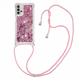 Cover Samsung Galaxy A32 5G Paillettes Con Coulisse