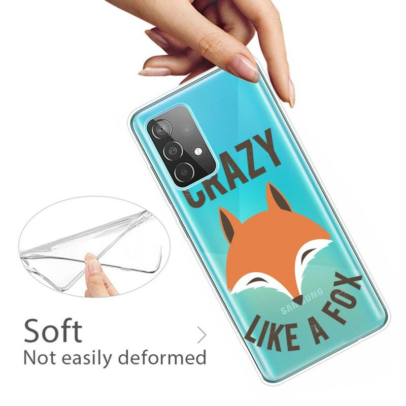 Cover Samsung Galaxy A32 5G Volpe / Pazzo Come Una Volpe