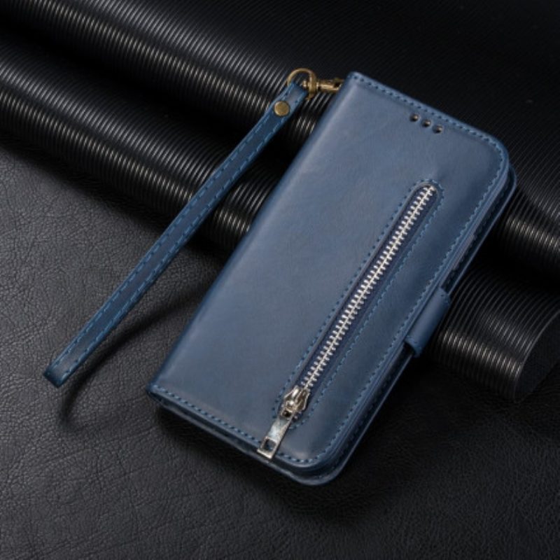 Custodia in pelle Samsung Galaxy A32 5G Borsa Con Cordino