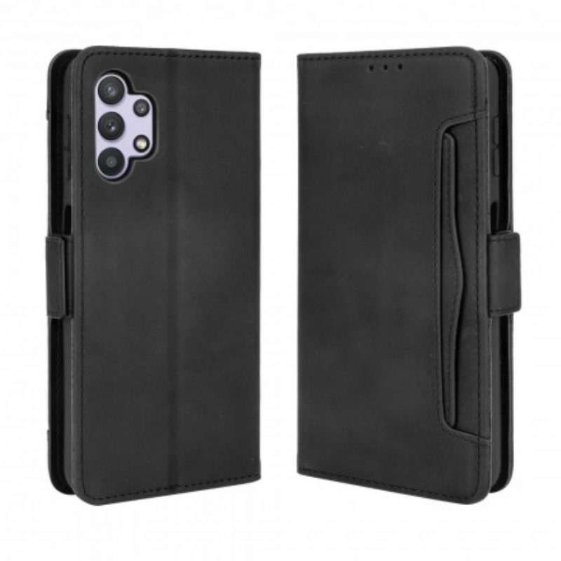 Custodia in pelle Samsung Galaxy A32 5G Classe Premier Multi-carta