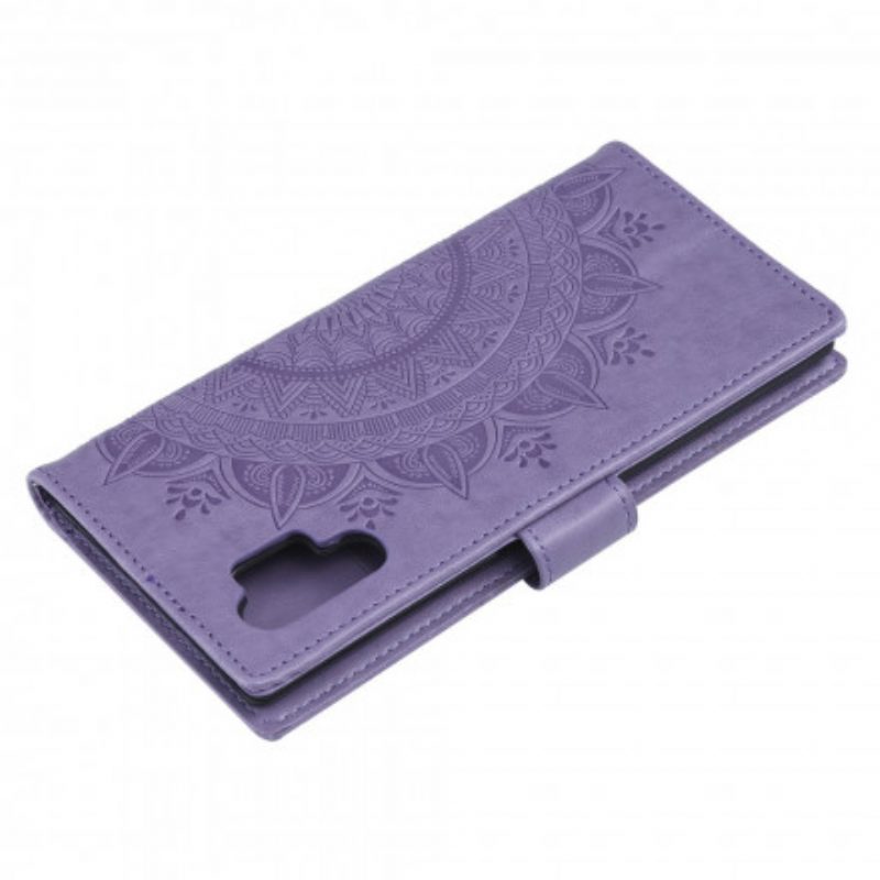 Custodia in pelle Samsung Galaxy A32 5G Mandala Del Sole