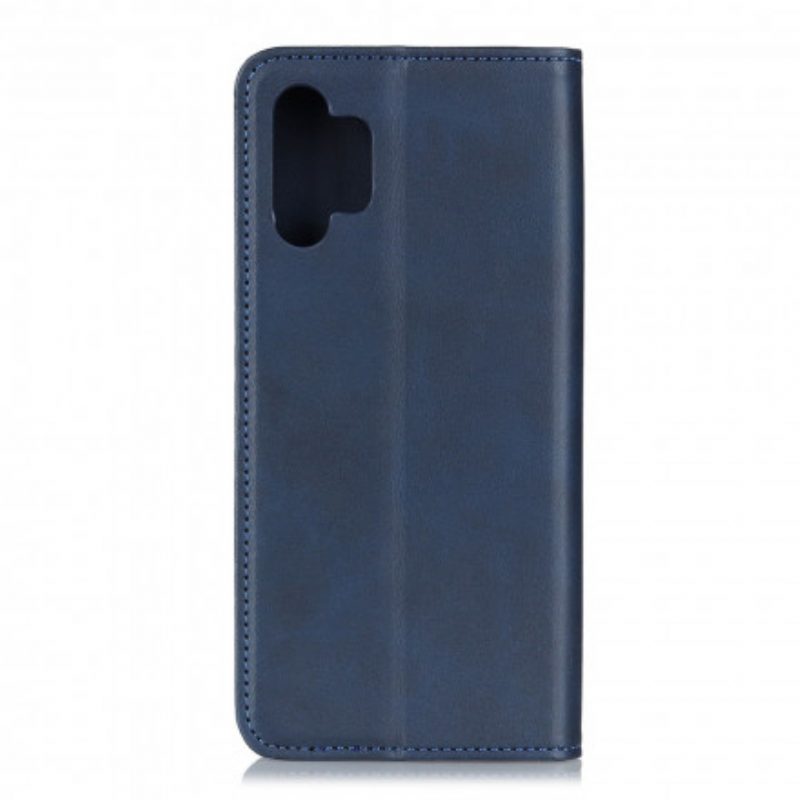 Folio Cover Samsung Galaxy A32 5G Custodia in pelle Cuoio Spaccato