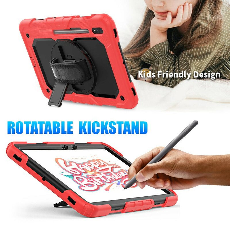 Cover Samsung Galaxy Tab S8 / Tab S7 Multifunzionale Bicolore