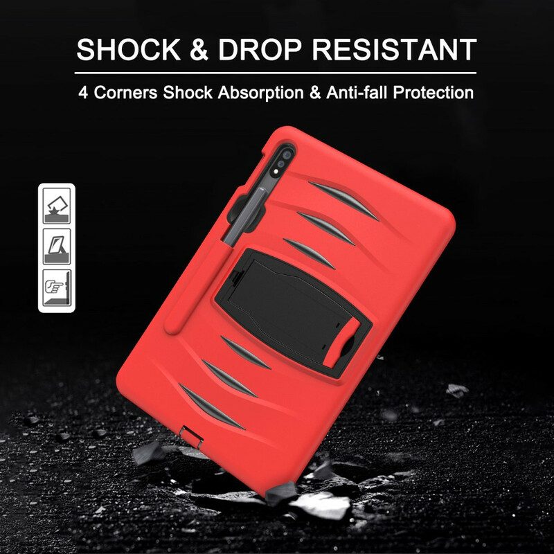 Cover Samsung Galaxy Tab S8 / Tab S7 Protezione Paraurti Con Staffa