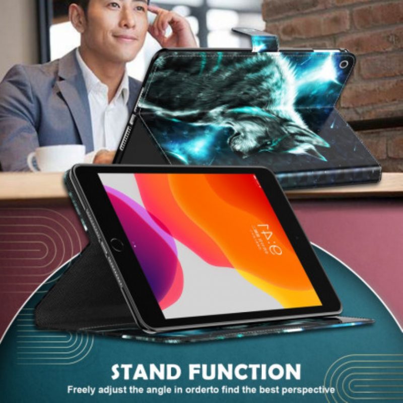 Custodia A Portafoglio Samsung Galaxy Tab S8 / Tab S7 Lupo In Ecopelle