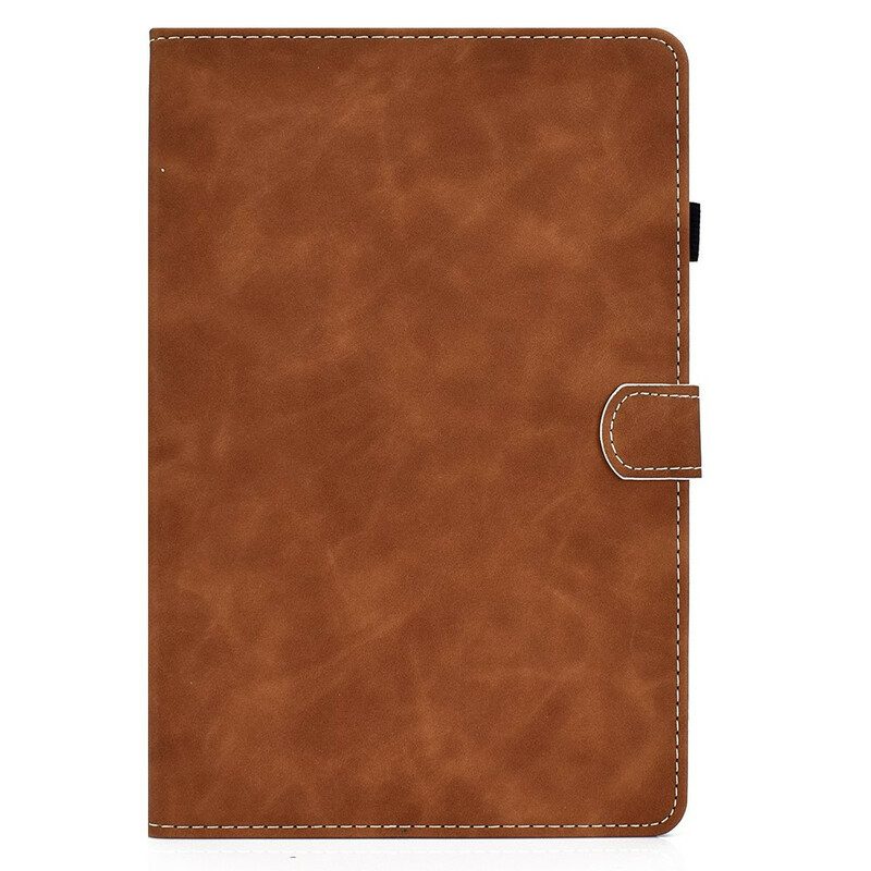Custodia in pelle Samsung Galaxy Tab S8 / Tab S7 Effetto Pelle Dal Design Vintage