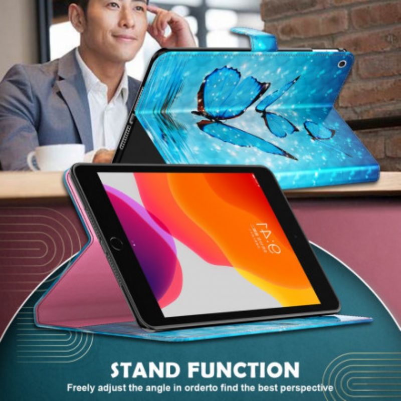 Custodia in pelle Samsung Galaxy Tab S8 / Tab S7 Farfalle In Ecopelle