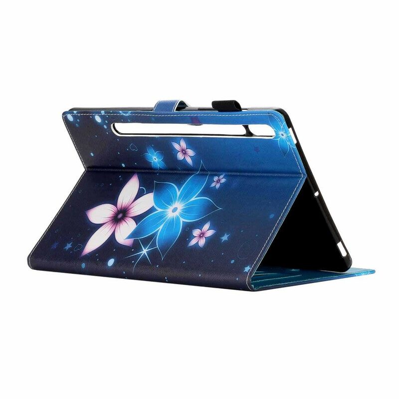 Custodia in pelle Samsung Galaxy Tab S8 / Tab S7 Floreale