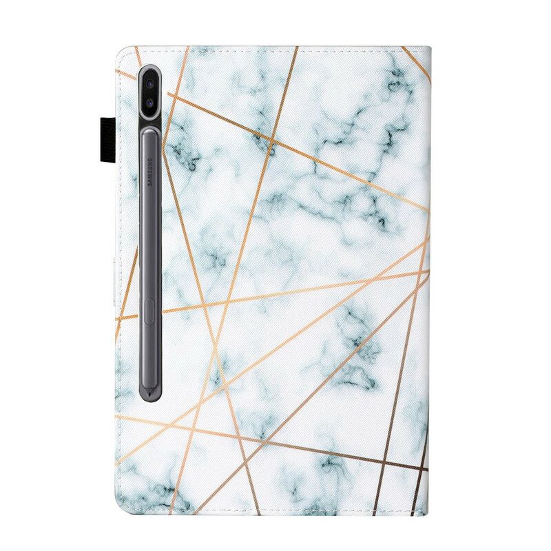 Custodia in pelle Samsung Galaxy Tab S8 / Tab S7 Marmo