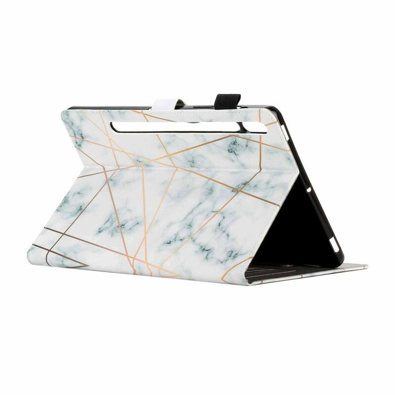 Custodia in pelle Samsung Galaxy Tab S8 / Tab S7 Marmo
