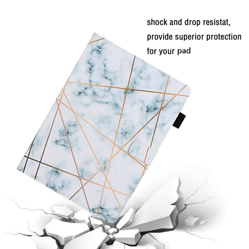 Custodia in pelle Samsung Galaxy Tab S8 / Tab S7 Marmo