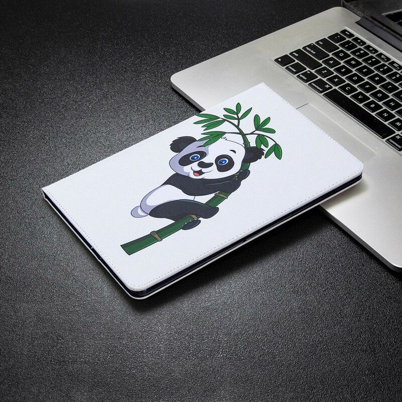 Custodia in pelle Samsung Galaxy Tab S8 / Tab S7 Motivo Con Stampa Panda