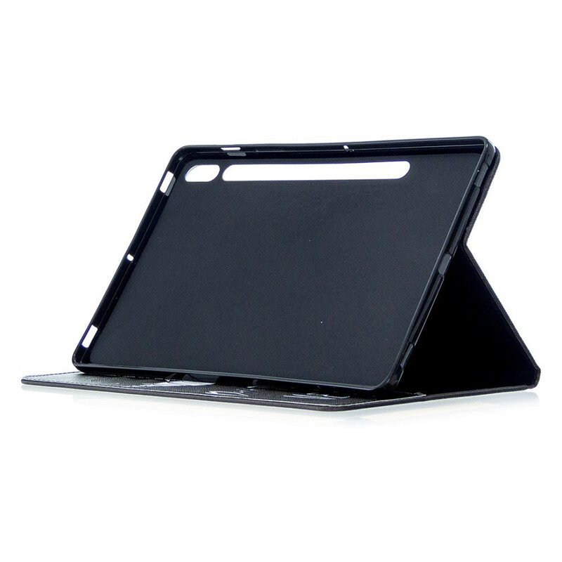 Custodia in pelle Samsung Galaxy Tab S8 / Tab S7 Non Toccarmi