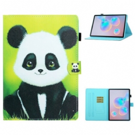 Custodia in pelle Samsung Galaxy Tab S8 / Tab S7 Panda Carino