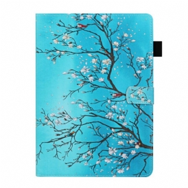 Custodia in pelle Samsung Galaxy Tab S8 / Tab S7 Rami Fioriti