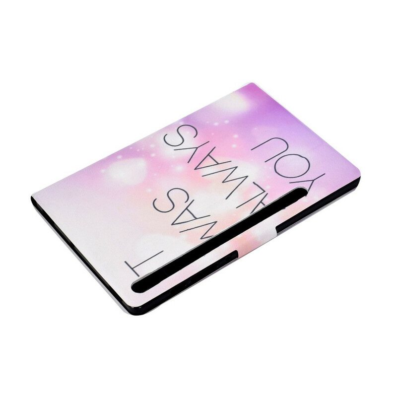 Custodia in pelle Samsung Galaxy Tab S8 / Tab S7 Sei Sempre Stato Tu