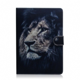 Custodia in pelle Samsung Galaxy Tab S8 / Tab S7 Testa Di Leone