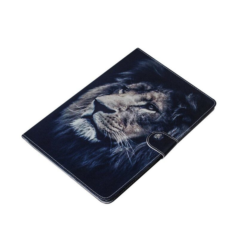 Custodia in pelle Samsung Galaxy Tab S8 / Tab S7 Testa Di Leone